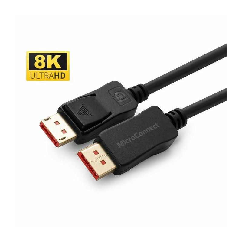 MicroConnect 8K Displayport 1.4 Cable 0.5m